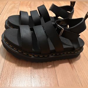 Doc Marten Blaire Sandals UK7/US9 in Black
